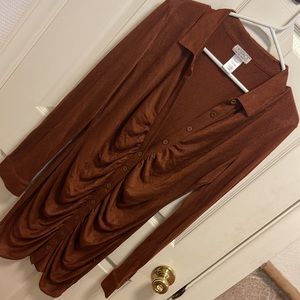 Lspace dress in rust